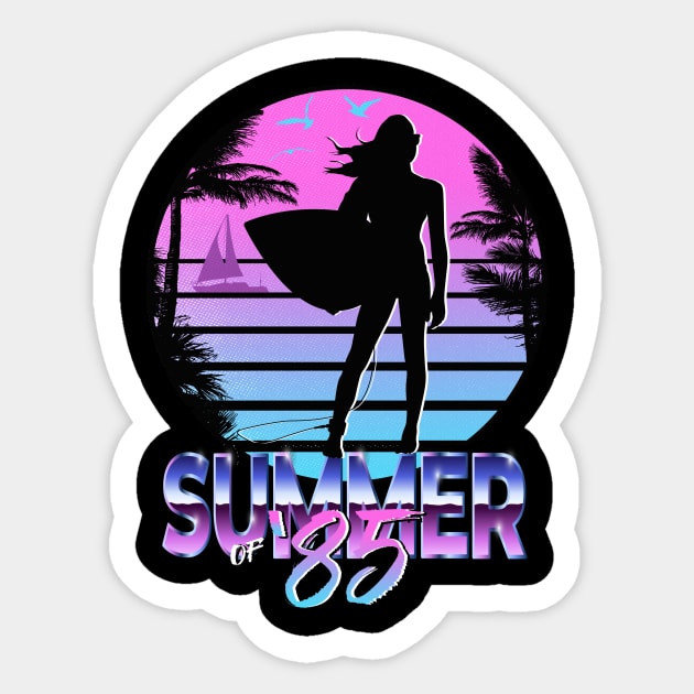 Serene Sunset Sticker by PalmGallery